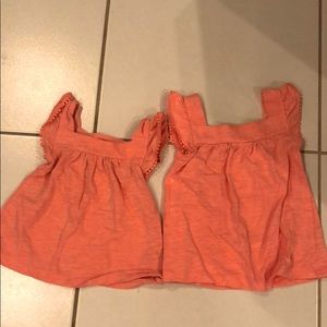 Twin or sister shirts. Carter’s 18months and 2T